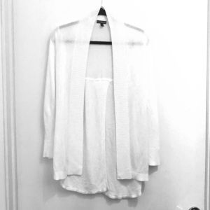 Express, white cardigan, thick & soft, size small